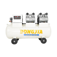 Compresseur d'air professionnel à piston à faible bruit 300L sans huile avec moteur de pompe à moteur 380V Configuration portable pour un usage industriel