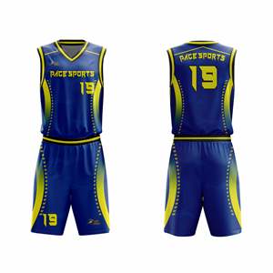 เครื่องแบบบาสเก็ตบอลทีมกีฬากลางแจ้งชุดบาสเก็ตบอลพิมพ์ซับลิเมชันตามสั่ง - Product Image 6