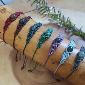 Pulsera de Piedras Preciosas con Hilo Mixto Personalizado, Chapada en Oro, Estilo Vintage, de 20 a 25 mm, Precio al por Mayor y HOC - Product Image 5