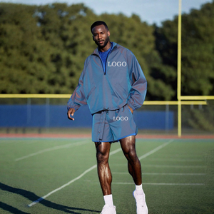 Survêtement pour hommes avec design personnalisé, veste et short de collection printemps tendance en nylon pour hommes, service OEM à bon prix - Product Image 2