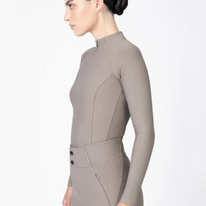 Camisa de equitación para mujer, ligera, transpirable, de tejido elástico que absorbe la humedad, cómoda para montar a caballo. - Product Image 6