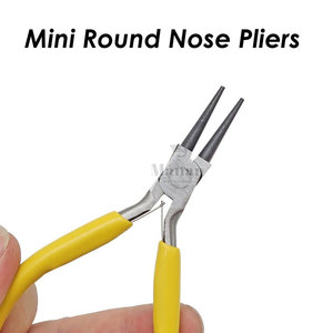 MANAN INSTRUMENTS Pince à sertir en acier inoxydable à poignée jaune pour la pose de bijoux (bracelets, boucles d'oreilles, bagues, colliers) - Product Image 5