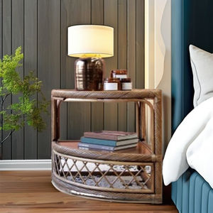 Esquina de estante de alta calidad pequeña para muebles para el hogar hechos a mano duraderos de Indonesia - Product Image 1