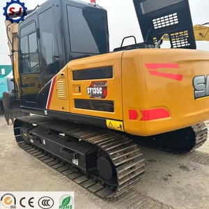 Excavadora de cadenas SANY SY135C usada original de 13 toneladas, excavadora hidráulica de segunda mano SY35U SY26U SY16, maquinaria de construcción - Product Image 1
