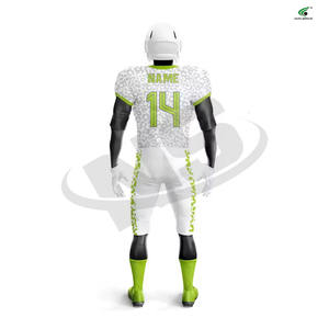 Uniforme de fútbol americano de alta calidad Diseño personalizado Control de humedad Tela elegante Secado rápido Hombres Camiseta de fútbol americano - Product Image 3