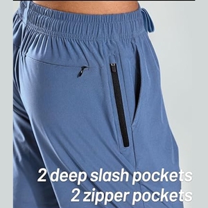 ¡Novedad de 2025! Pantalones cortos para hombre, pantalones cortos informales de longitud personalizada con cordón para hombre a la venta - Product Image 3