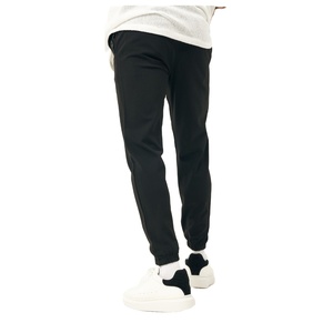 Classic <b>Men</b> <b>Skinny</b> <b>Jogger</b> Pants 100% Cotton Slim Fit Casual Sweatpants Gym Training Streetwear Bottoms OEM Private Label - Product Image 5