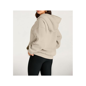 Premium Quality New Arrival 2025 Custom Logo Streetwear Women <b>Hoodies</b> <b>Plain</b> Wholesale Price Top Quality - Product Image 6
