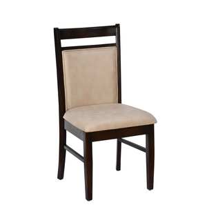 Sillas de Comedor Hechas con Estructuras de Madera de Teca Sólida con Asiento y Respaldo y Tapicería de Cuero para Interiores y Exteriores - Product Image 1