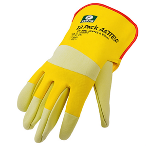 ถุงมือสีเหลือง ASATEX ขนาด 10.5 สำหรับใช้ในครัวเรือน แพ็ค 12 คู่ มาตรฐาน EN 388 PPE II - Product Image 3