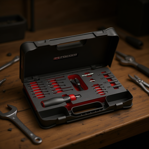 Ensemble de tournevis électriques Facom de 23 pièces avec embouts longs et Protwist 4V dans une boîte - Product Image 3