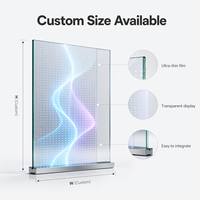 Film LED Flexible en Cristal Transparent Ultra-Fin (2-10mm d'épaisseur) Pleine Couleur 16:9 IP43 pour Magasins et Ascenseurs – Fabricant Chinois