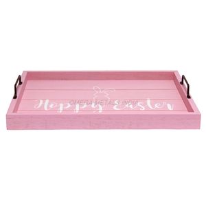 Ensemble de plateaux en bois personnalisés de couleur bambou naturel avec forme rectangulaire et design élégant, parfaits pour servir et décorer - Product Image 4