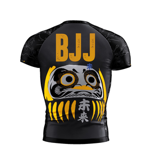 Mangas cortas Negro y Rojo Sublimado Rash Guards & Impreso Bjj Rash Guards para niños - Product Image 4