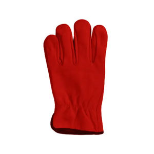 Venta al por mayor cuero de vaca personalizar Logo Heavy Duty cuero conductor guantes mano protección hombres Real sólido cuero guante para hombres - Product Image 5
