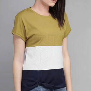 T-shirts pour femmes grande taille conçus sur mesure Nouvelle collection d'été Coton doux - Directement des fabricants pakistanais - Product Image 1