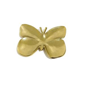 Plateaux à feuilles de conception de finition brillante or à la mode plusieurs tailles avec conception personnalisée disponible plat et plat en métal décoratif pour aliments - Product Image 2