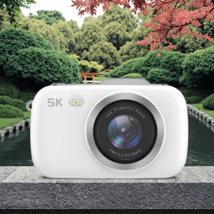 Student Teen 18x Digital Zoom 5k Video School Class Japanese Sights Filter Built-in LED Fill Light Type-C TF Card Point <b>Camera</b> - Product Image 3