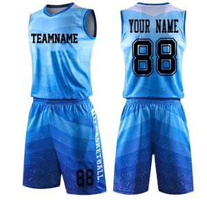 Uniforme de basket-ball en maille sublimé le plus récent Maillots évacuant l'humidité Vêtements de basket-ball personnalisables - Product Image 1