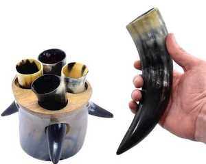 Buy Buffalo Horn <b>Mug</b> Eco-Friendly Natural Horn Handcrafted Minimalist Design Dishwasher Safe Drinking <b>Mug</b> for Giveaways - Product Image 5