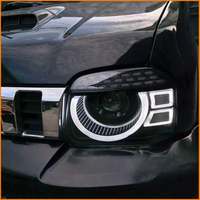 Pour Jimny JB23 JB33 JB43 2007-2017, ensemble de phares à LED à double faisceau de style Range Rover avec lentille de projecteur et clignotants séquentiels