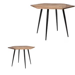 Table à manger minimaliste moderne en bois de teck massif pour bureau ou chambre à coucher-Meilleur prix Mobilier de jardin - Product Image 6