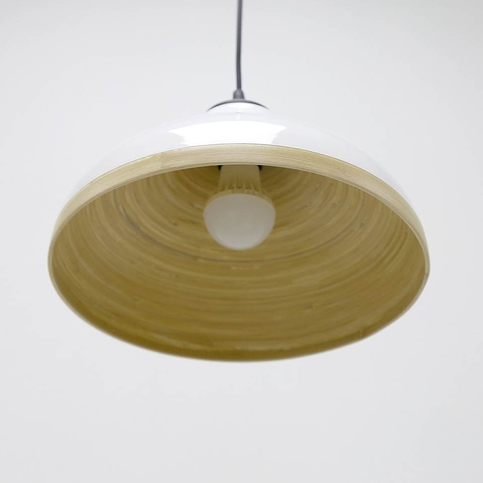 Modern ceiling lights coiled spun bamboo cover shades for hanging lamps best indoor suspension light lampshades