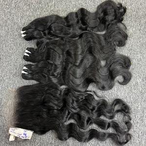 Extensiones de cabello natural camboyano virgen 100% al por mayor, cabello humano 100% ondulado natural de alta calidad - Product Image 5