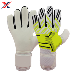 Gants de gardien de but en cuir de haute qualité personnalisables avec logo sur mesure, protection des doigts, antidérapants et résistants à l'usure, unisexe - Product Image 2