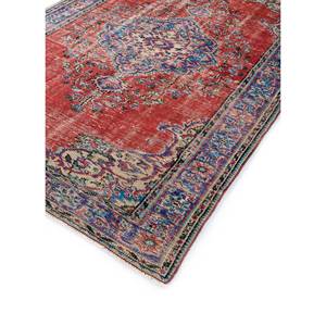 Alfombra de Lana Anudada a Mano de Gran Tamaño, Diseño de Medallón Rojo y Naranja, para Sala de Estar o Pasillo, Modelo Pae-2300 - Product Image 2