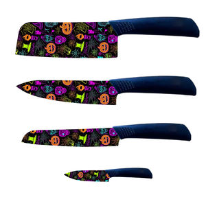 Couteau de chef en céramique japonaise de haute qualité populaire, 8 ensembles de couteaux professionnels avec manches en plastique pour cuisine commerciale - Product Image 1