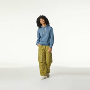 เสื้อฮู้ดฤดูหนาวแบบพรีเมียมสำหรับผู้ชายเสื้อกันหนาวแบบสวมหัวผ้าฟลีซหนาใส่เล่นสเวตเชิ้ตมีฮู้ดทรงโอเวอร์ไซส์พอดีกับไหล่ตกโลโก้ตามสั่ง - Product Image 1