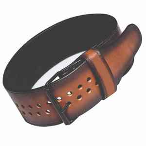 เข็มขัดยกน้ำหนักหนังคุณภาพสูง พร้อมหัวเข็มขัดแบบคันโยกและตัวล็อคแบบแข็งแรง สำหรับการฝึกซ้อมเอวในยิม - Product Image 1