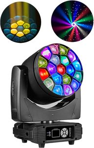 Projecteur LED mobile 19x40W authentique avec son surround actif, garantie 3 ans, pour discothèque, soirée, club, DJ, scène, Swift - Product Image 2