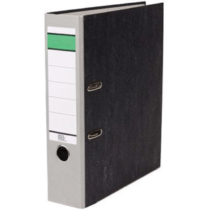 80mm DIN <b>A4</b> Binder 100% Recycled Paper Grey Neutral Goods File <b>Folder</b> - Product Image 2