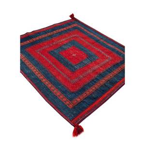 พรมขนสัตว์ทอมือสีน้ำเงิน Nayaab รุ่น Paem-843 สำหรับตกแต่งผนัง ลายแบบนามธรรม - Product Image 2