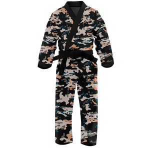 ชุดออกกำลังกาย Jitsu GI sambo มืออาชีพ2025ออกแบบได้เองแห้งเร็วระบายอากาศได้ดี300-450กรัมชุดศิลปะการต่อสู้ - Product Image 1