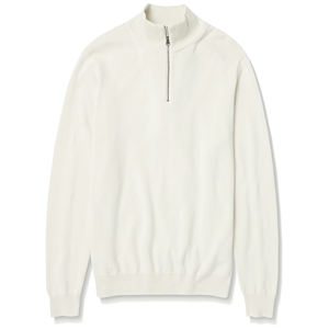 Sweat-shirt pour homme de haute qualité, demi-zip, polaire, pull à col montant, sweat-shirt à fermeture éclair, manches longues - Product Image 1