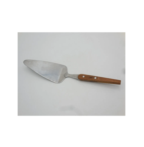 Servidor de pastel de acero inoxidable y mango de madera Servidor de pastel y cuchillo Cuchillo de pastel de boda y juego de servidor gran oferta - Product Image 6