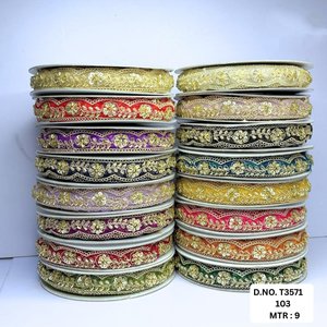 Custom Made Embroidered <b>Sequins</b> Laces for Garments Bridal Wear Fashion Accessories Eco-Friendly Vintage Floral Design Resale - Product Image 5