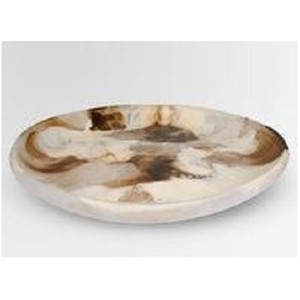 Bol à salade en résine durable pour table à manger, élégant bol de service fait main, idéal pour la maison, la cuisine, les fêtes et l'utilisation quotidienne. - Product Image 3