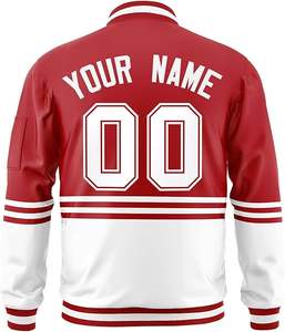 แจ็กเก็ตเลตเตอร์แมนสำหรับผู้ชาย, แจ็คเก็ตผ้าแคนวาสที่มีคุณภาพสูงสวมใส่ในฤดูหนาวด้วยขนแกะหนังแท้แขนเสื้อแจ็กเก็ตผ้าแคนวาสอัจฉริยะ - Product Image 3