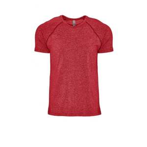 Men's Plus Size Mock Twist Short-Sleeve <b>Raglan</b> <b>T</b>-<b>Shirt</b> 60/40 Combed Ring-Spun Cotton/Poly Jersey Fabric Jersey <b>T</b> <b>Shirt</b> - Product Image 5