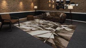 พรมอะดัมรัก ARK212 พรมขนสัตว์เปอร์เซียถักมือ ลายแบบนามธรรม ป้องกันการลื่น ป้องกันคราบ เป็นมิตรกับสิ่งแวดล้อม สำหรับห้องนั่งเล่น ห้องนอน - Product Image 3