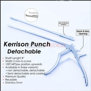 Kerrison giratorio multifuncional Manual Rongeur ENT instrumentos médicos punzón instrumento ortopédico conjunto espinal Rongeurs - Product Image 4