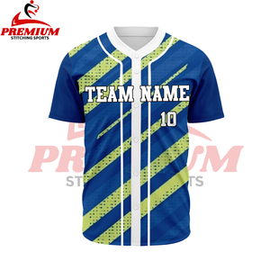 Vente en gros de maillots de baseball et de softball personnalisés, uniformes pour jeunes et adultes, vêtements de softball imprimés respirants, directement en usine - Product Image 6