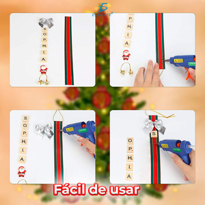 Kit di 284 Pezzi per Decorazioni Natalizie Fai-da-Te, Ornamenti e Decorazioni Artigianali Personalizzabili per l'Albero - Product Image 2