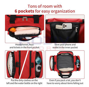 Sacs de sport modernes et robustes personnalisés avec doublure en nylon, grande capacité, poche imperméable, durables pour l'entraînement de boxe - Product Image 3