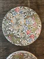 Sous-verres en marbre à découpage floral, sous-verres ronds en pierre, décoration artisanale pour la maison