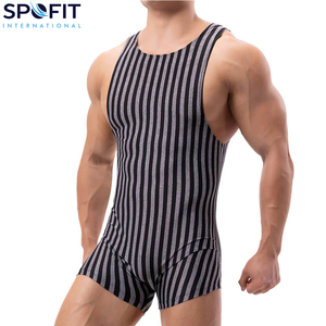 Combinaisons de lutte respirantes sur mesure en tissu coton-polyester, matériau durable de haute qualité - Prix bas pour hommes - Product Image 4